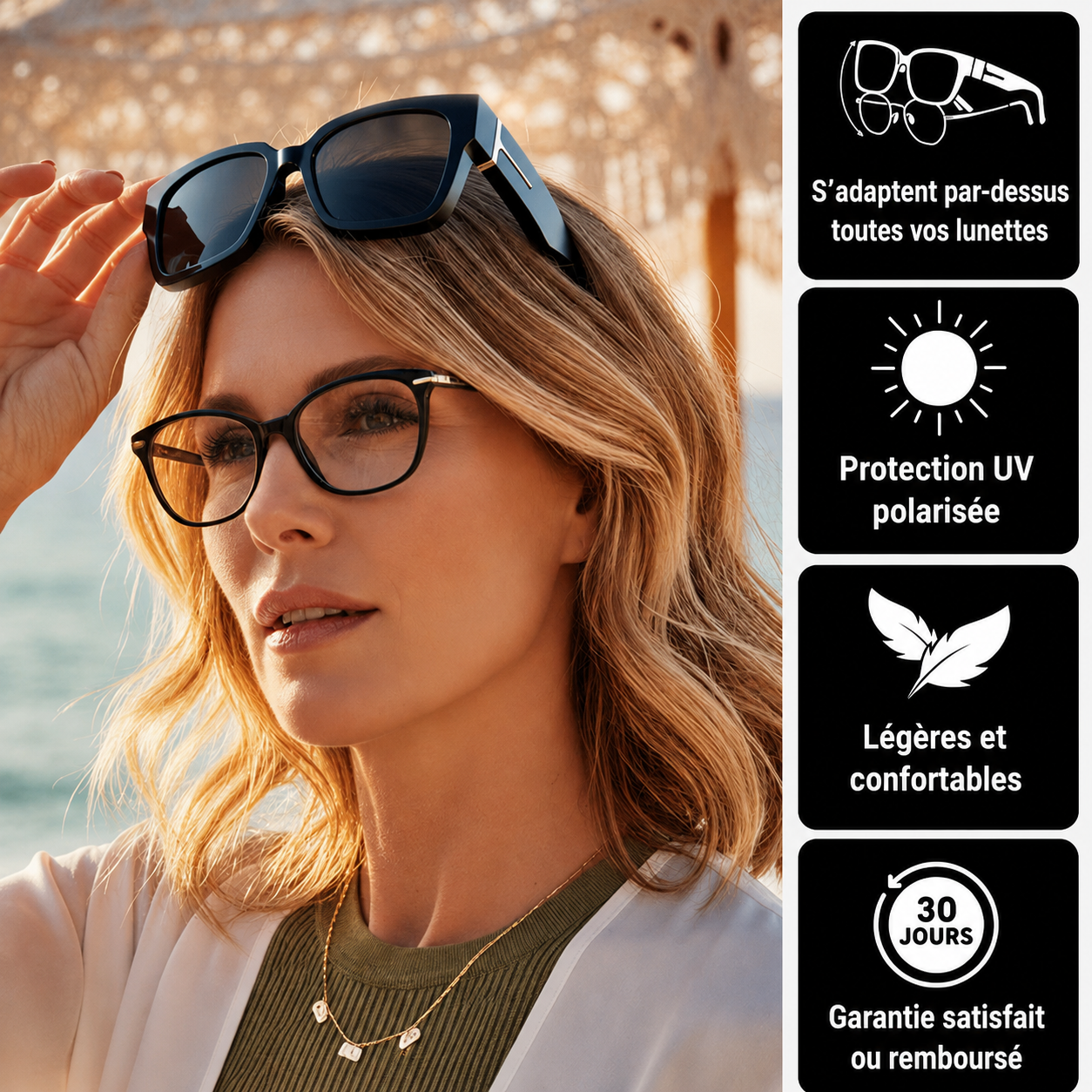 Lunettes Éva Grande Monture