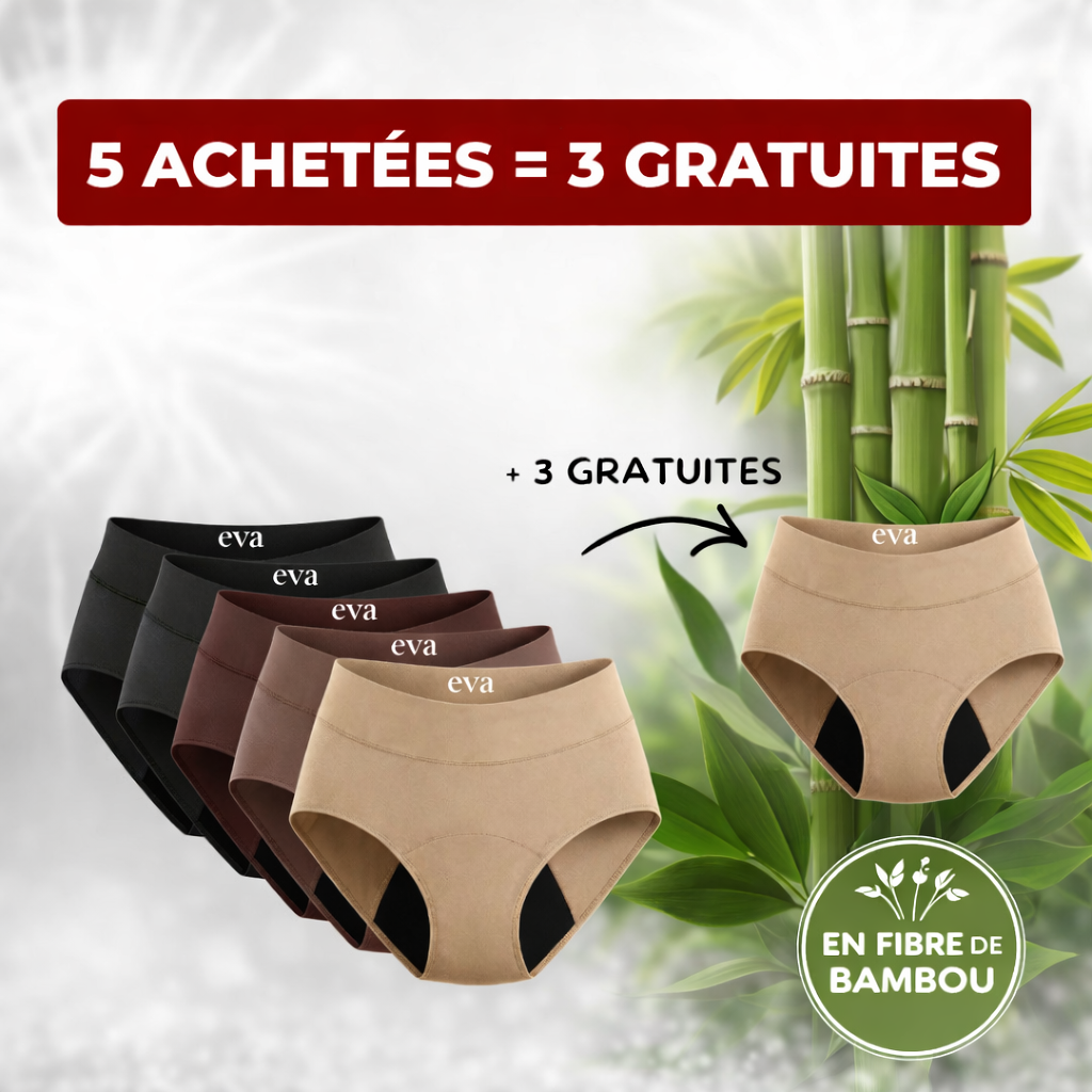 Culottes Éva en fibres de bambou ultra-douces et respirantes