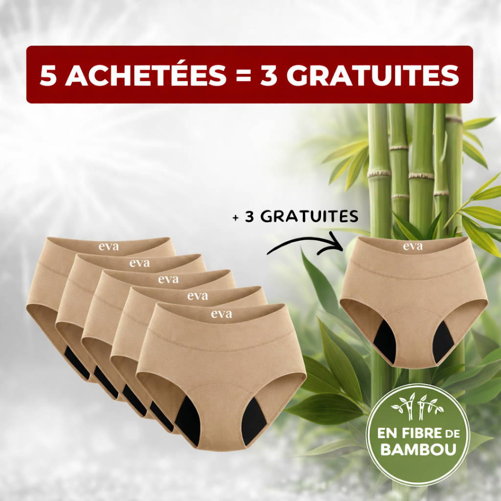 Culottes Éva en fibres de bambou ultra-douces et respirantes