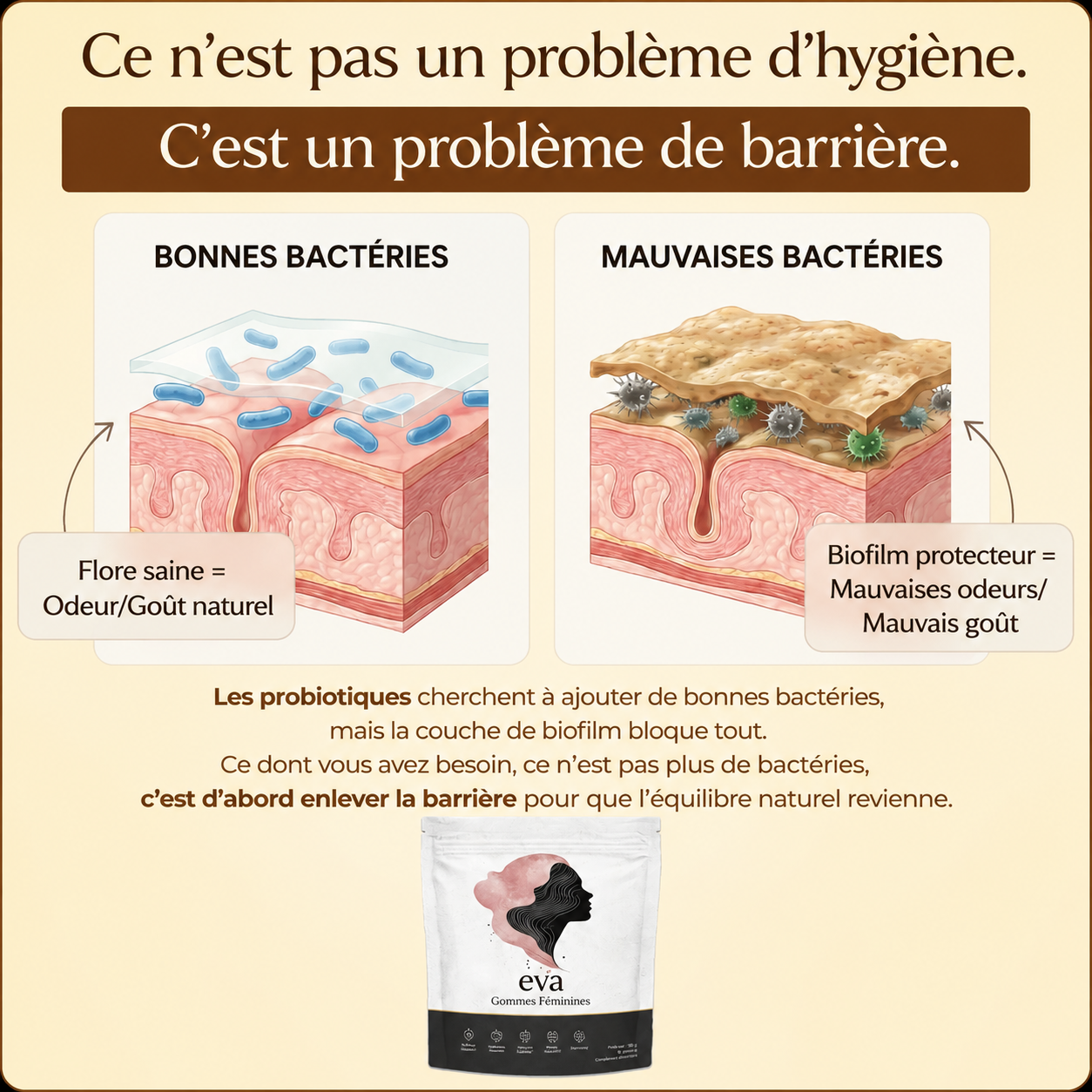 Eva Probiotique Vaginal - 100% Authentique