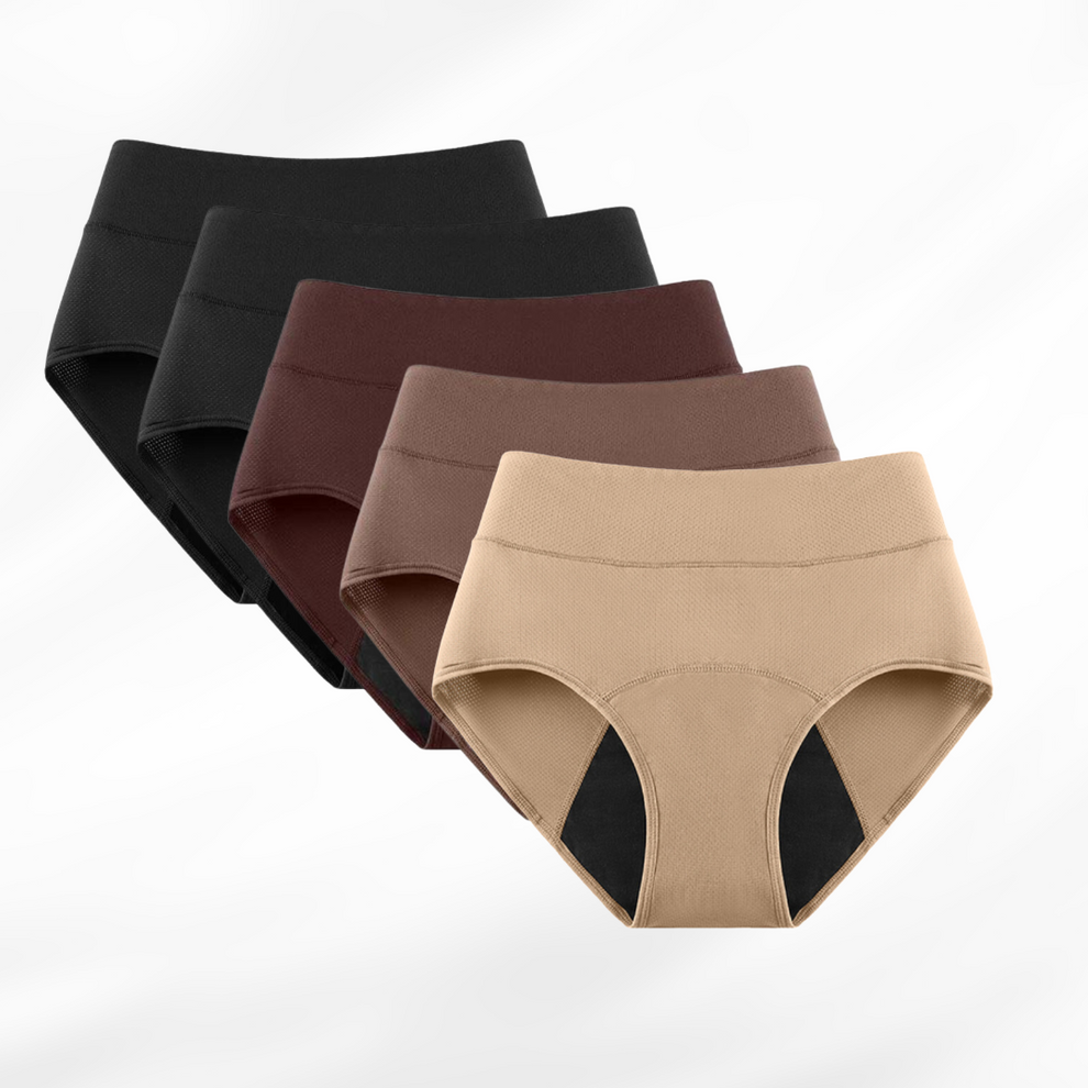 Culottes anti-fuites emblématiques de ÉVA (paquet de 5)